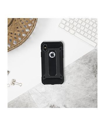 Motorola Moto G5S Stoer Hybride Hoesje Zwart afbeelding 2