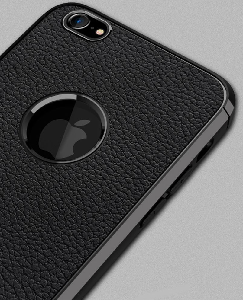 Apple iPhone 6S / 6 Rugged Armor Brushed TPU Hoesje Zwart afbeelding 5