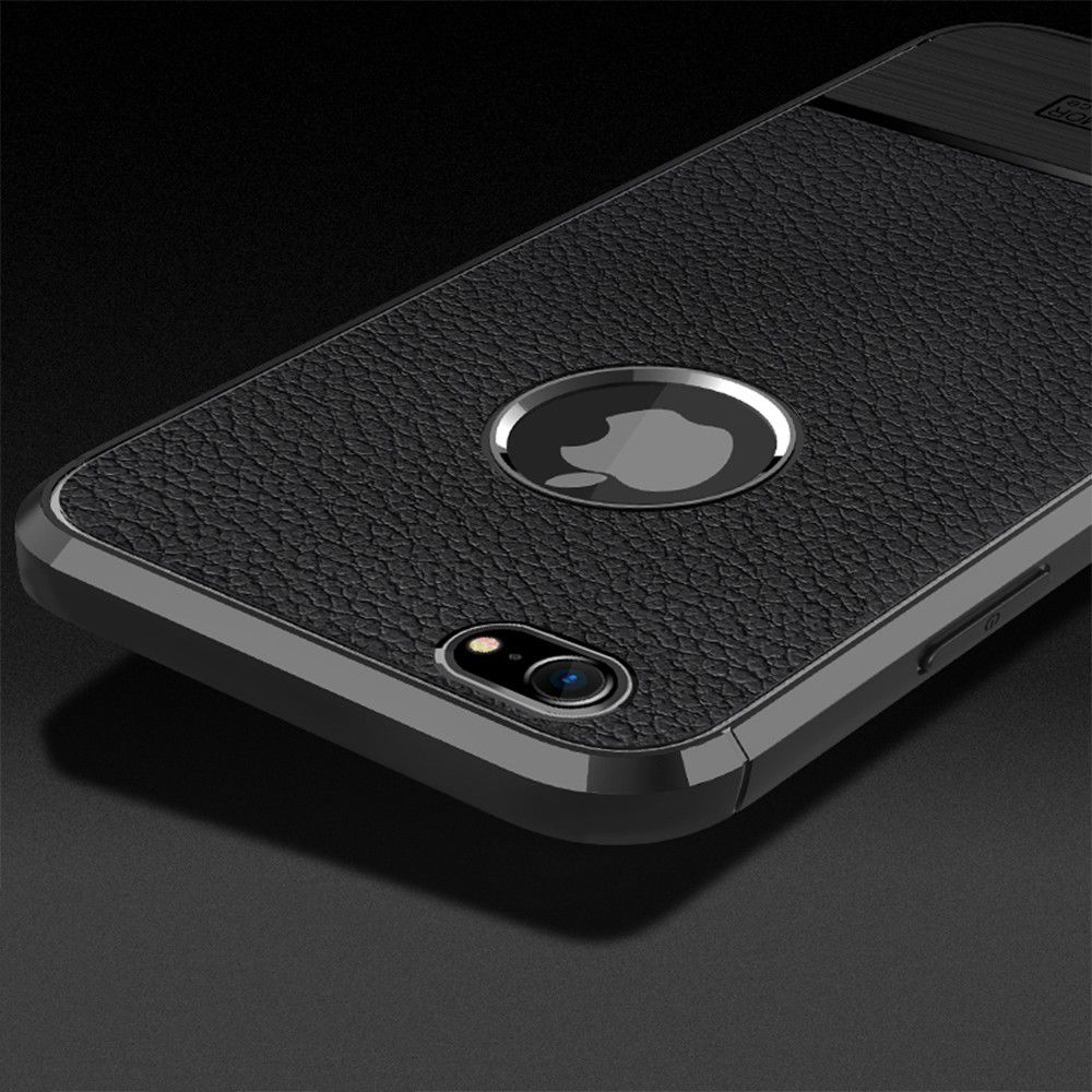 Apple iPhone 6S / 6 Rugged Armor Brushed TPU Hoesje Zwart afbeelding 6