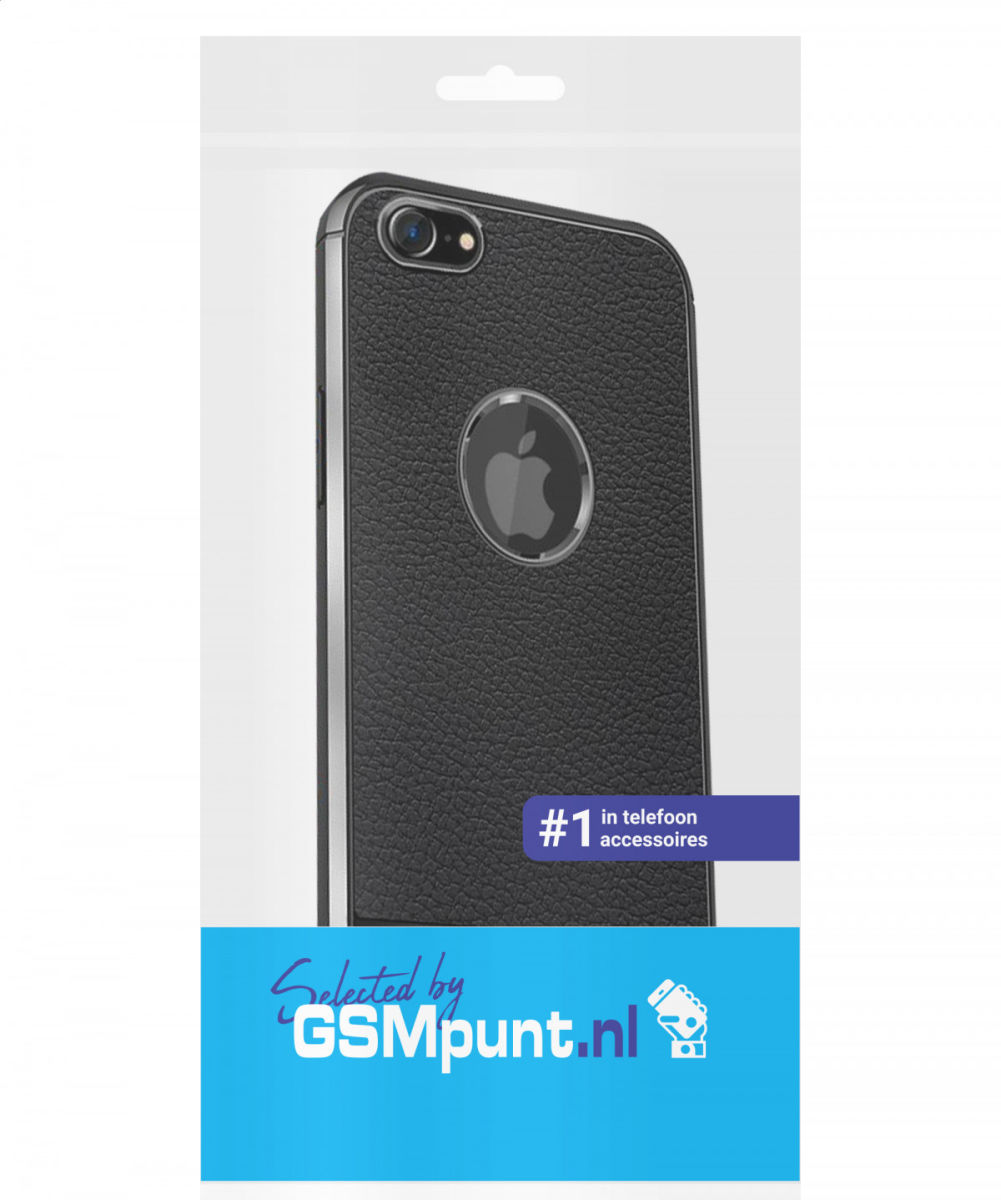 Apple iPhone 6S / 6 Rugged Armor Brushed TPU Hoesje Zwart afbeelding 2