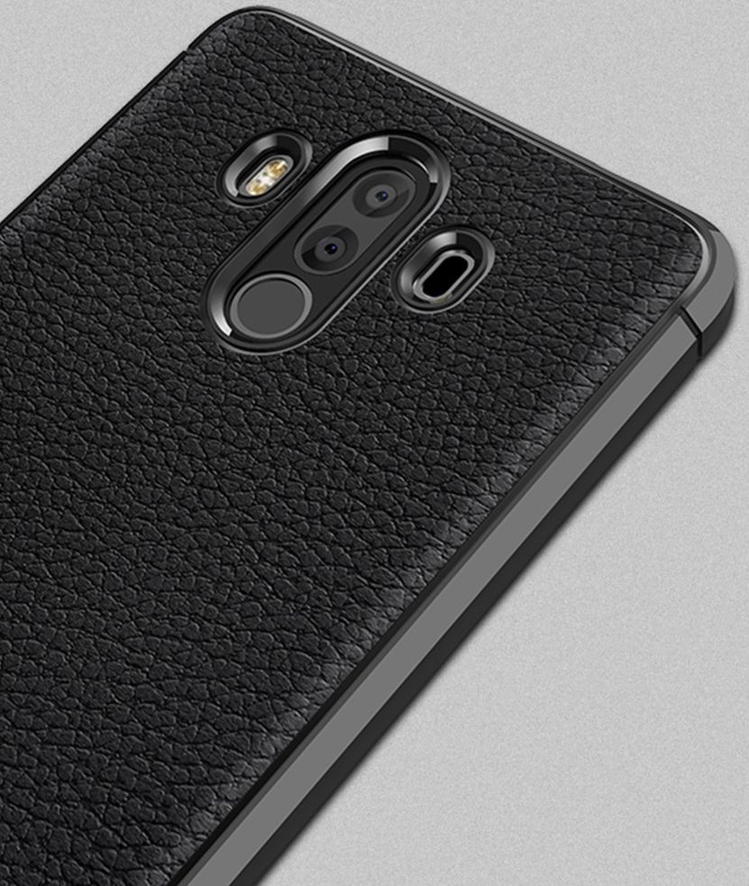 Huawei Mate 10 Pro Rugged Armor Brushed TPU Hoesje Zwart afbeelding 4