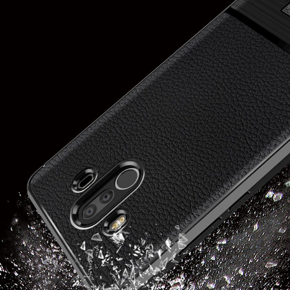 Huawei Mate 10 Pro Rugged Armor Brushed TPU Hoesje Zwart afbeelding 5