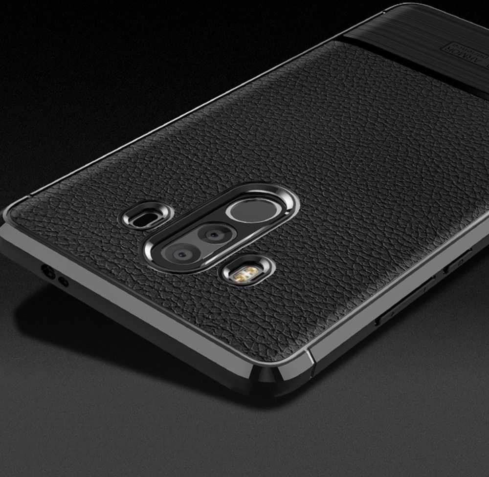 Huawei Mate 10 Pro Rugged Armor Brushed TPU Hoesje Zwart afbeelding 6