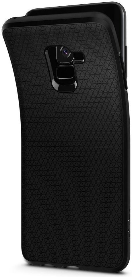 Spigen Liquid Air Samsung Galaxy A8 (2018) Zwart afbeelding 2