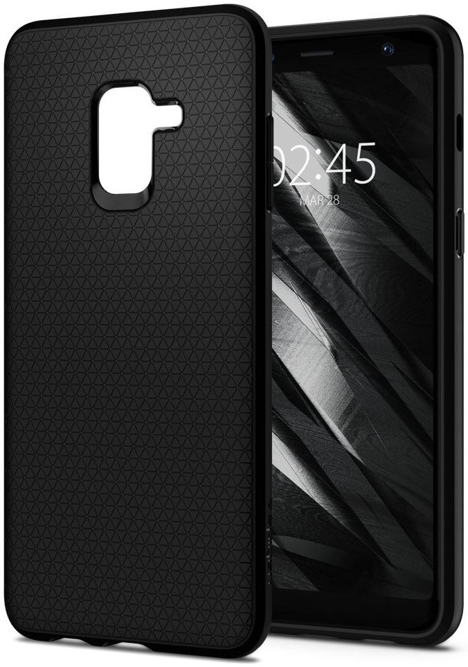 Spigen Liquid Air Samsung Galaxy A8 (2018) Zwart afbeelding 3