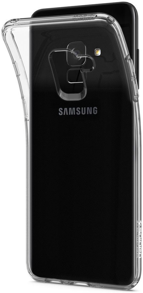 Spigen Liquid Crystal Samsung Galaxy A8 (2018) Hoesje Crystal Clear afbeelding 1