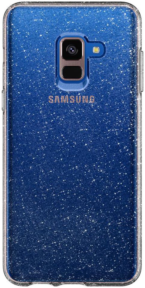 Spigen Liquid Crystal Glitter Samsung Galaxy A8 (2018) Hoesje Transpar afbeelding 4