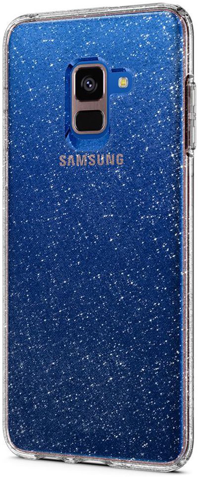 Spigen Liquid Crystal Glitter Samsung Galaxy A8 (2018) Hoesje Transpar afbeelding 9