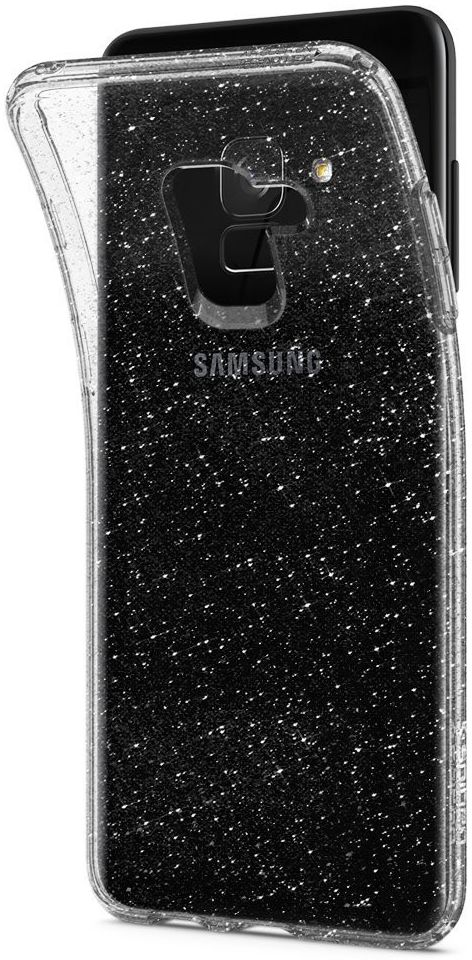 Spigen Liquid Crystal Glitter Samsung Galaxy A8 (2018) Hoesje Transpar afbeelding 13