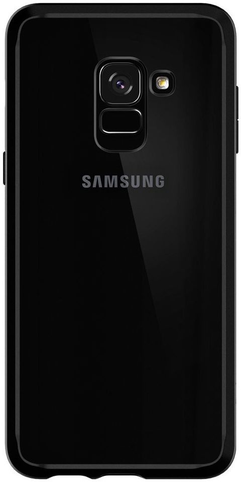 Spigen Ultra Hybrid Case Samsung Galaxy A8 (2018) Matte Black afbeelding 2