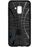 Spigen Slim Armor Hoesje Samsung Galaxy A8 (2018) Metal Slate
