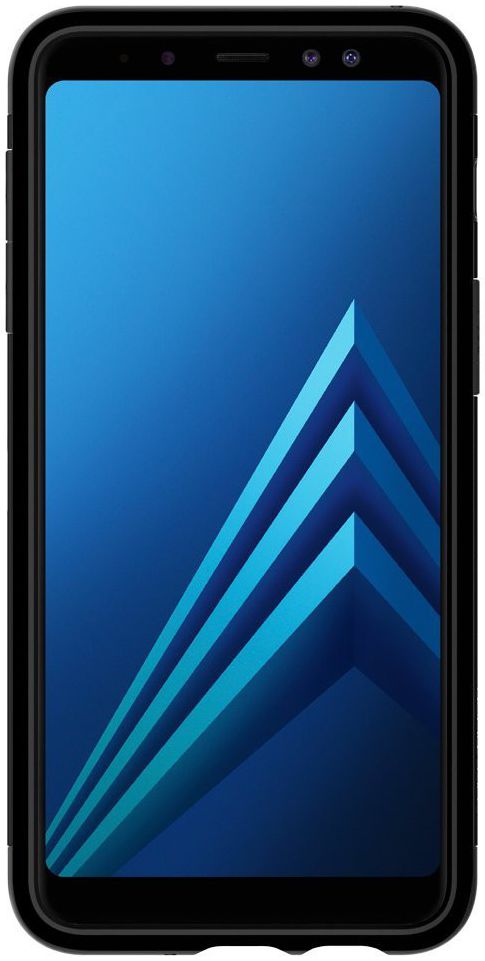 Spigen Slim Armor Hoesje Samsung Galaxy A8 (2018) Black afbeelding 4
