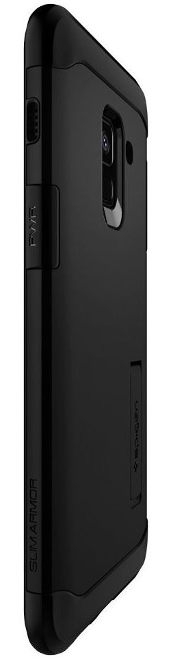 Spigen Slim Armor Hoesje Samsung Galaxy A8 (2018) Black afbeelding 6