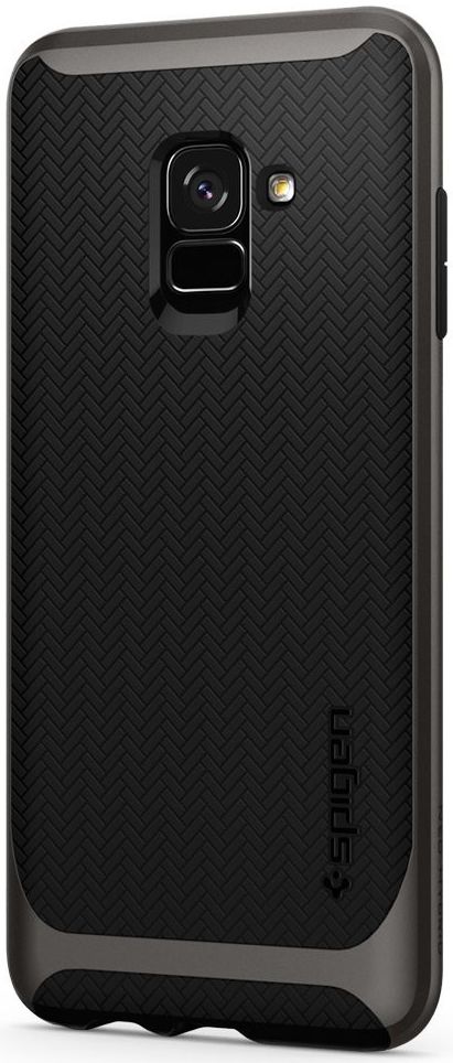Spigen Neo Hybrid Hoesje Galaxy A8 (2018) Gunmetal afbeelding 2