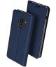 Dux Ducis Samsung Galaxy A8 (2018) Premium Bookcase Hoesje Blauw