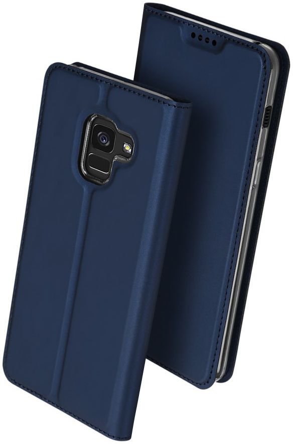 Dux Ducis Samsung Galaxy A8 (2018) Premium Bookcase Hoesje Blauw afbeelding 5