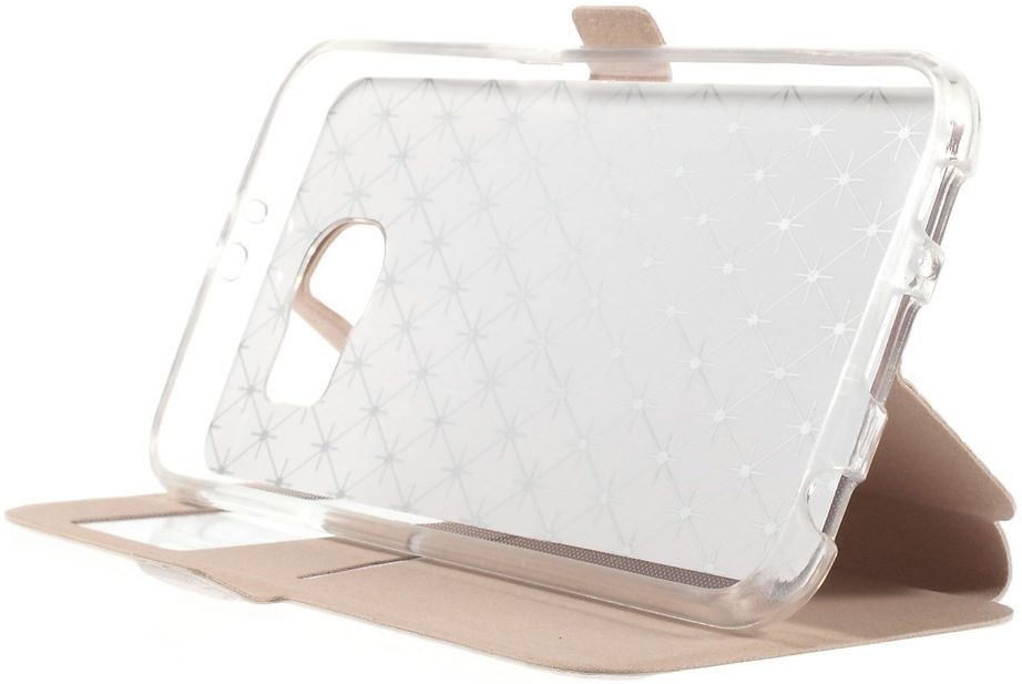 Samsung Galaxy S6 Hoesje met Venster Goud afbeelding 9