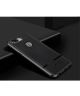 OnePlus 5 Hoesje TPU Met Leren Textuur Zwart