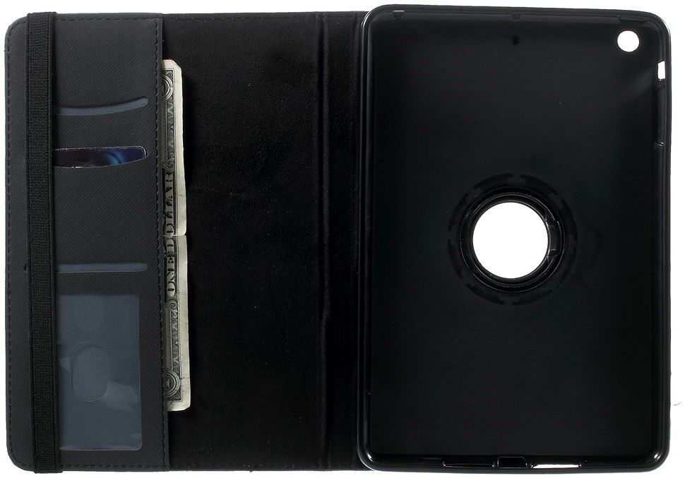 Apple iPad Mini 3 Draaibare Case Zwart afbeelding 2