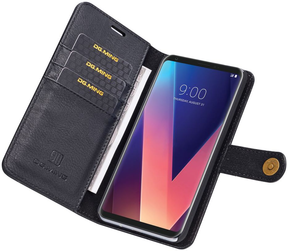 LG V30 / V30S 2-in-1 Hoesje Zwart afbeelding 4
