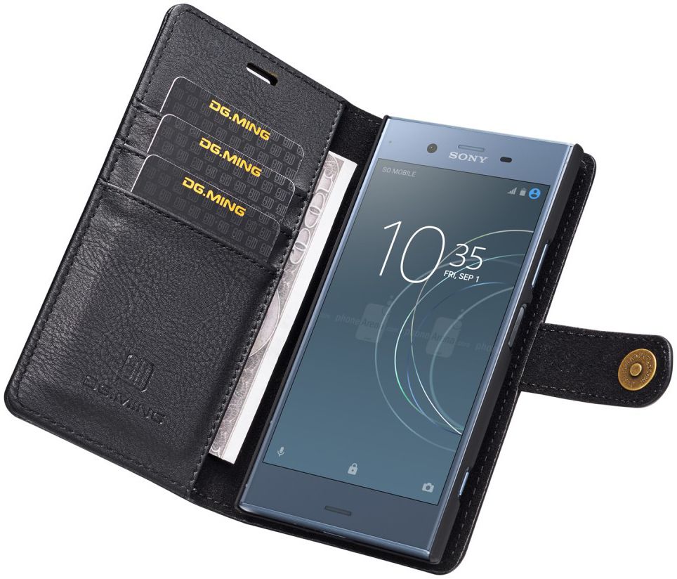 Sony Xperia XZ1 2-in-1 Hoesje Zwart afbeelding 4