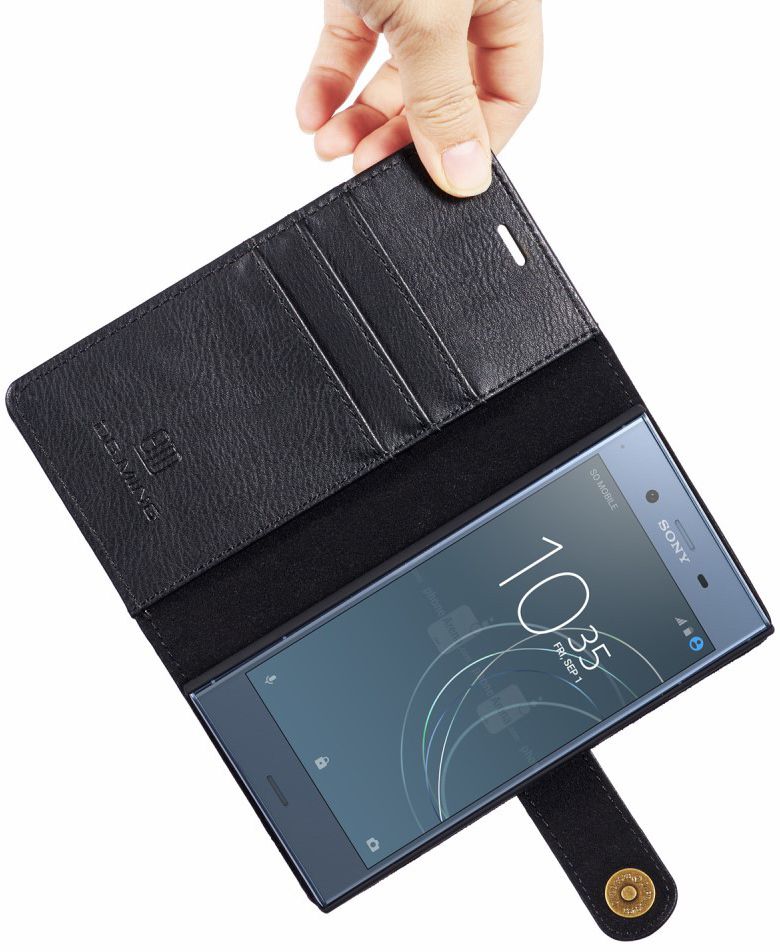 Sony Xperia XZ1 2-in-1 Hoesje Zwart afbeelding 6
