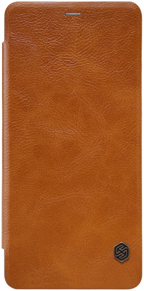 Nillkin Qin Series Flip Hoesje Samsung Galaxy A8 (2018) Bruin afbeelding 3