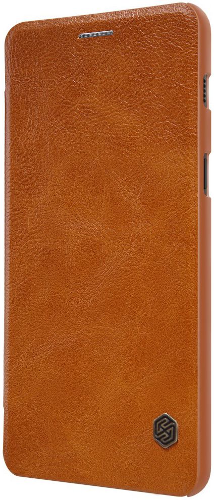 Nillkin Qin Series Flip Hoesje Samsung Galaxy A8 (2018) Bruin afbeelding 5