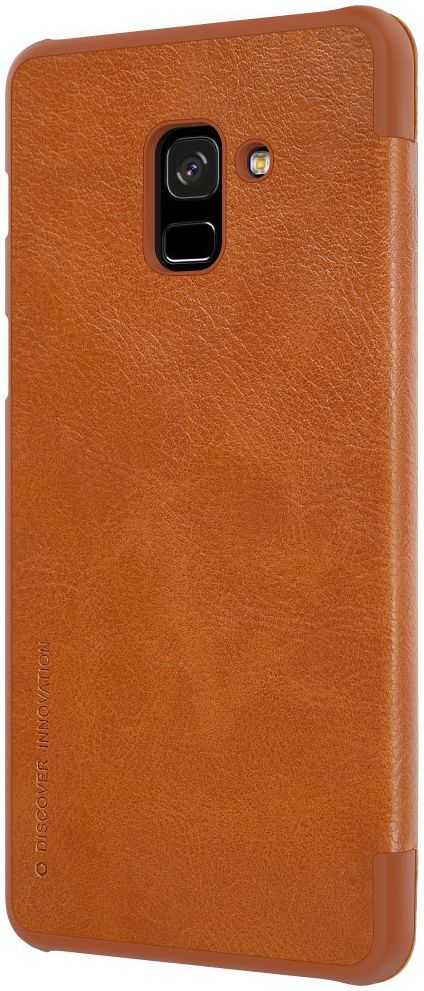 Nillkin Qin Series Flip Hoesje Samsung Galaxy A8 (2018) Bruin afbeelding 6