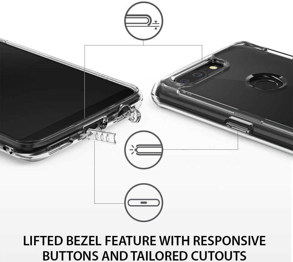 Ringke Fusion OnePlus 5T Hoesje Clear afbeelding 3