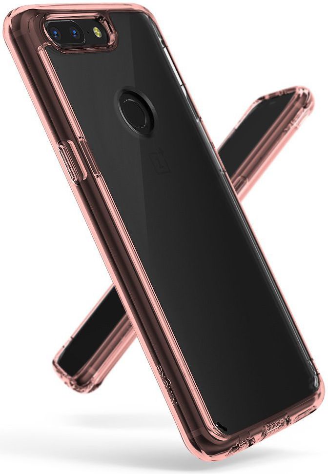 Ringke Fusion OnePlus 5T Hoesje Rose Gold afbeelding 4