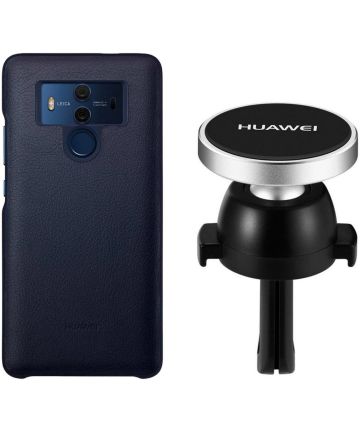 Huawei Mate 10 Pro Hoesje + Houder Blauw Hoesjes