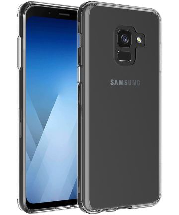 Samsung Galaxy A8 (2018) Hoesje Armor Backcover Transparant Hoesjes