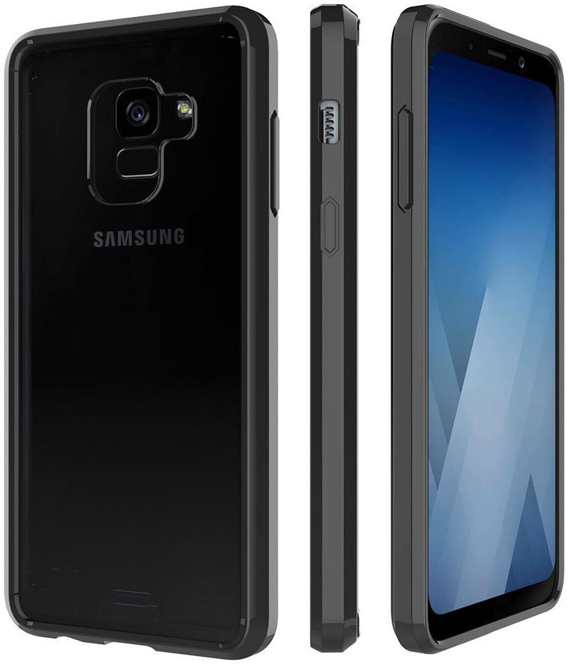 Samsung Galaxy A8 (2018) Hoesje Armor Backcover Zwart afbeelding 5
