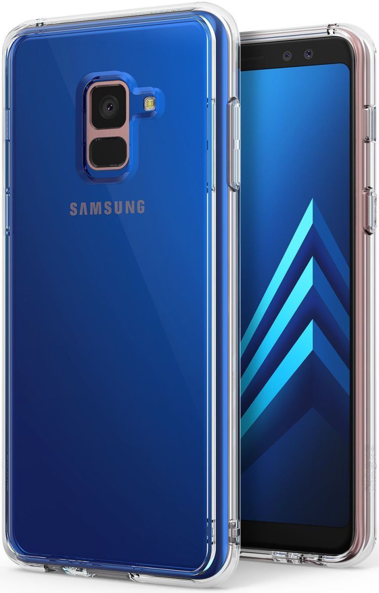 Ringke Fusion Samsung Galaxy A8 2018 Hoesje Doorzichtig Clear afbeelding 1