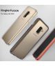Ringke Fusion Samsung Galaxy A8 2018 Hoesje Doorzichtig Smoke Black