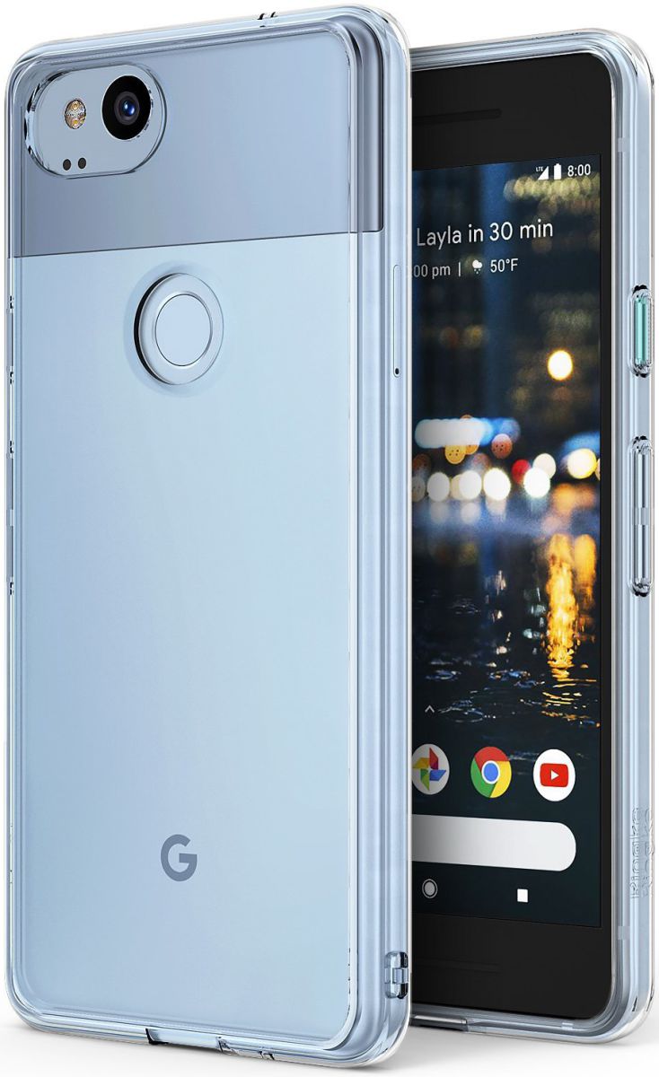 Ringke Fusion Google Pixel 2 Hoesje Transparant afbeelding 1