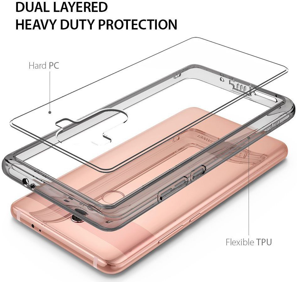 Ringke Fusion Huawei Mate 10 Pro Hoesje Smoke Black afbeelding 2