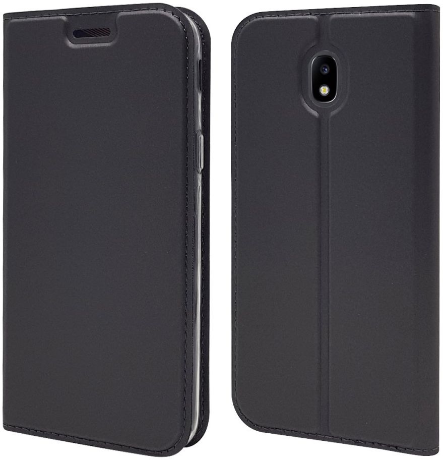 Samsung Galaxy J5 (2017) Flip Hoesje met Kaart Houder Zwart afbeelding 7