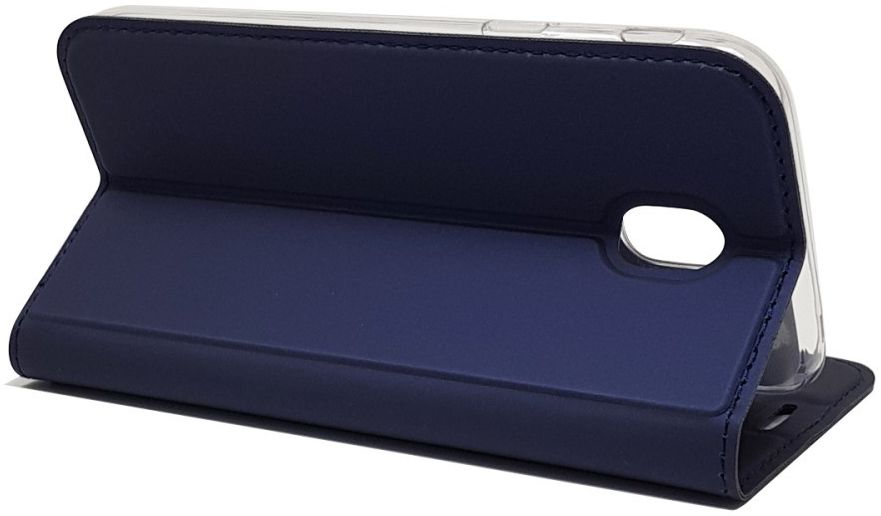 Samsung Galaxy J5 (2017) Flip Hoesje met Kaart Houder Blauw afbeelding 3