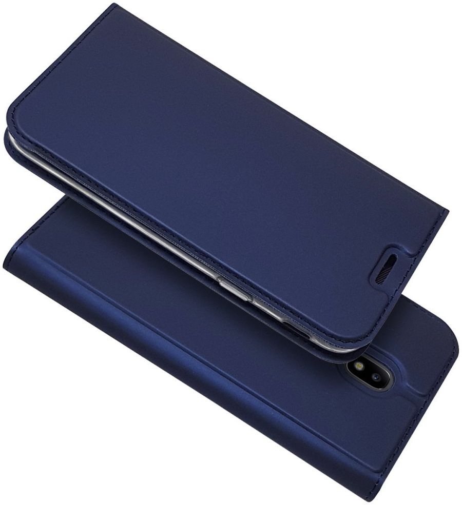 Samsung Galaxy J5 (2017) Flip Hoesje met Kaart Houder Blauw afbeelding 6
