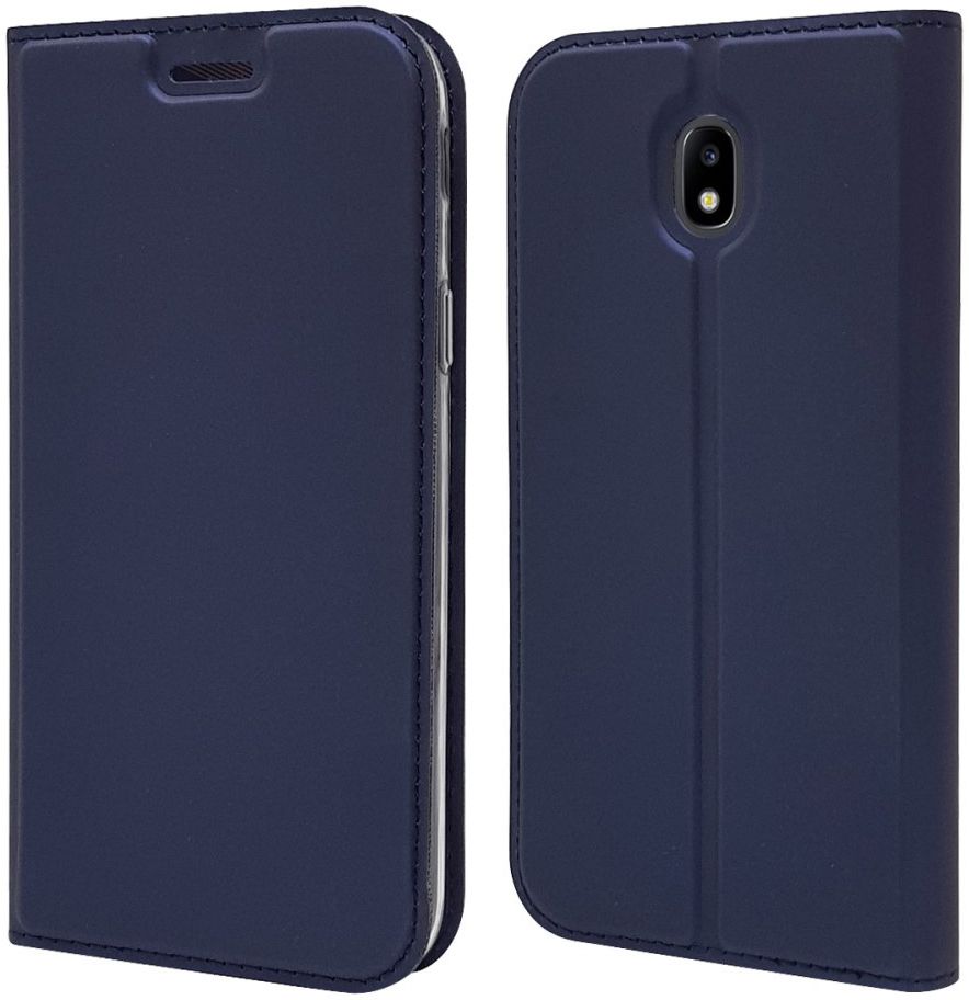Samsung Galaxy J5 (2017) Flip Hoesje met Kaart Houder Blauw afbeelding 7