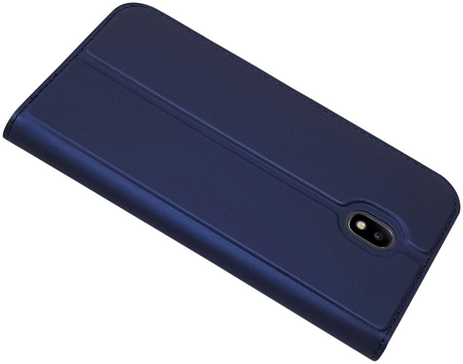 Samsung Galaxy J5 (2017) Flip Hoesje met Kaart Houder Blauw afbeelding 9