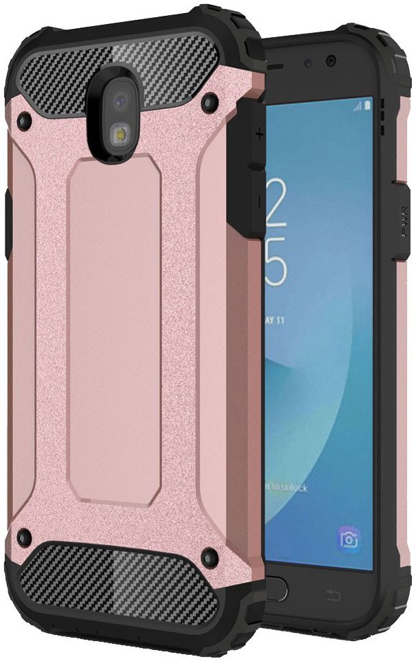 Samsung Galaxy J5 (2017) Hybride Hoesje Roze afbeelding 1