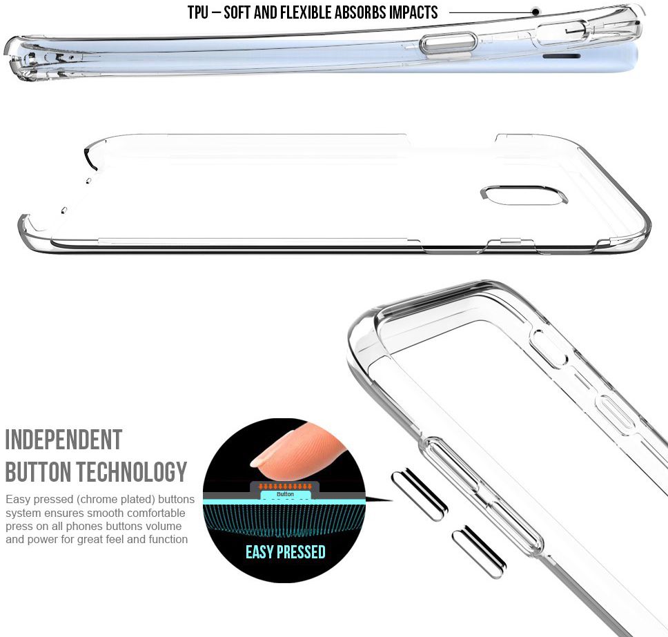 Samsung Galaxy J7 (2017)  Hoesje Armor Backcover Transparant afbeelding 5