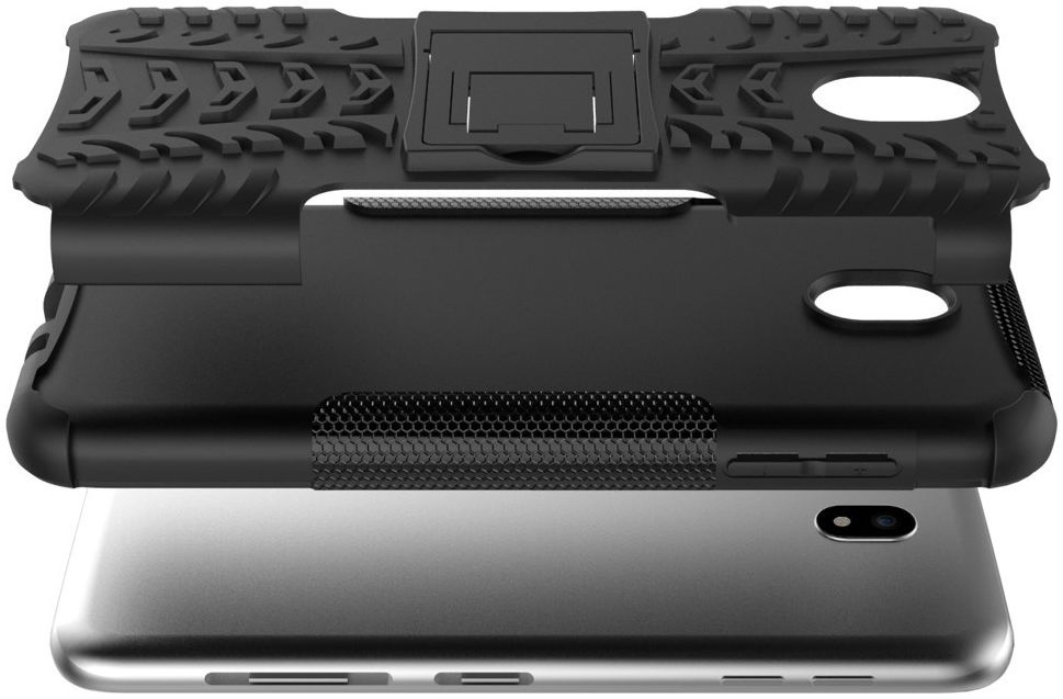 Samsung Galaxy J7 (2017) Hybride Kickstand Hoesje Zwart afbeelding 5