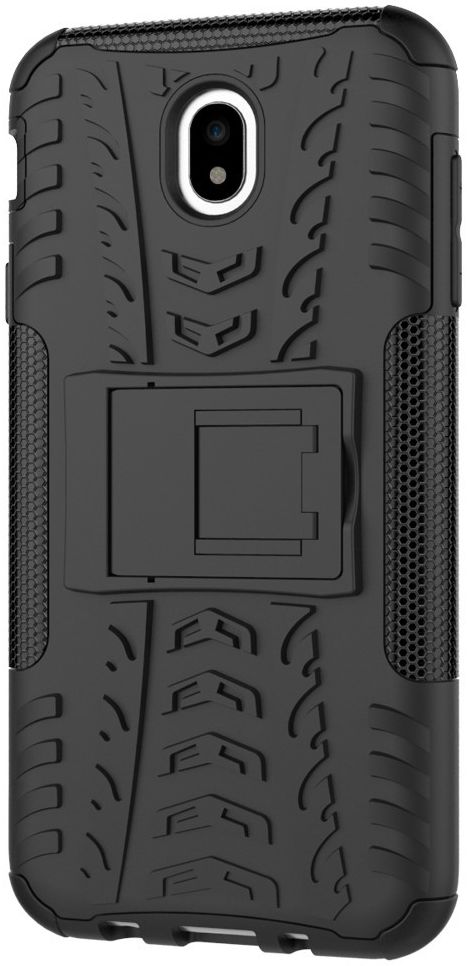Samsung Galaxy J7 (2017) Hybride Kickstand Hoesje Zwart afbeelding 8
