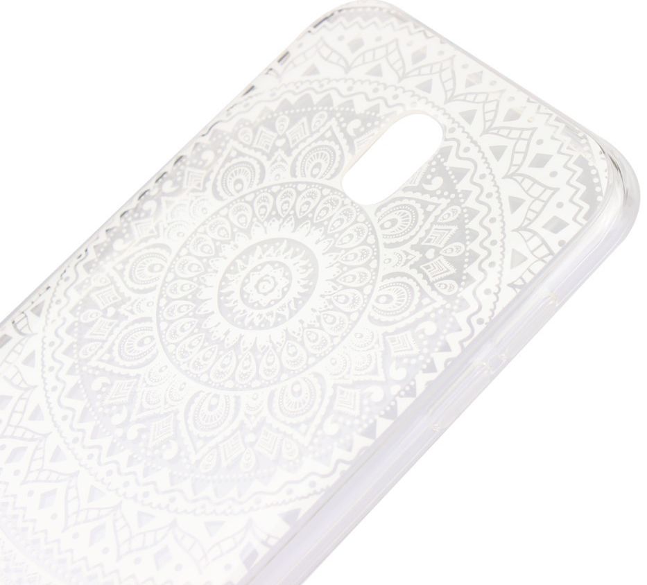 Samsung Galaxy J7 (2017) TPU Hoesje met Mandala Opdruk Wit afbeelding 4