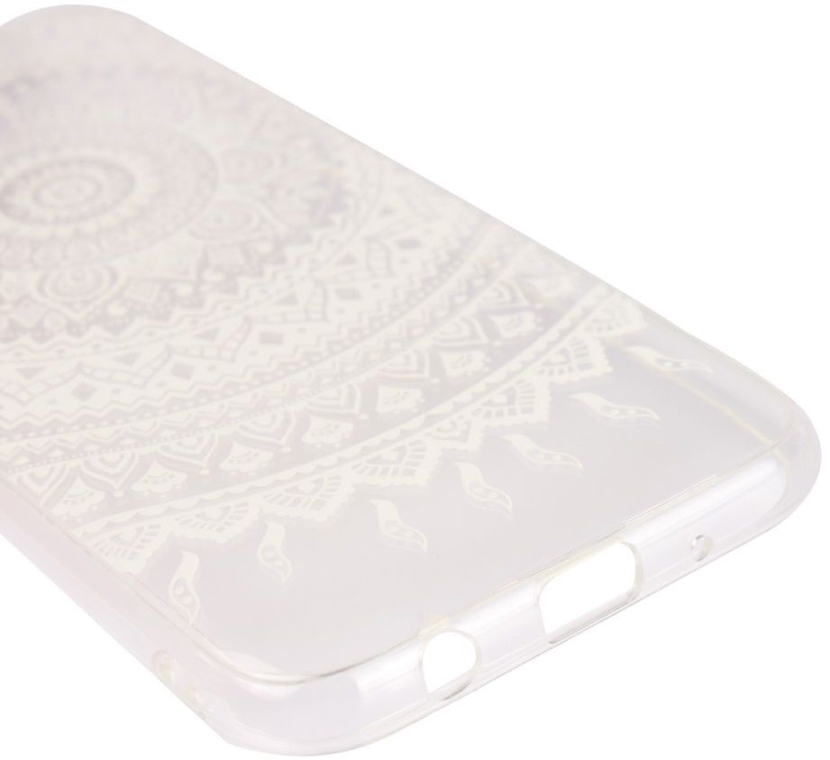 Samsung Galaxy J7 (2017) TPU Hoesje met Mandala Opdruk Wit afbeelding 6
