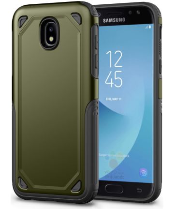 Samsung Galaxy J5 (2017) Stevig Hybride Hoesje Groen Hoesjes
